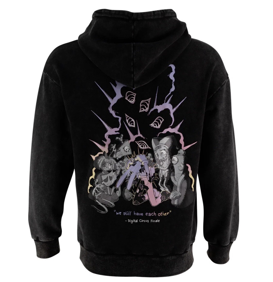 New Glitch Amazing Digital Circus Finale Abstracting Jax Black Jacket Medium