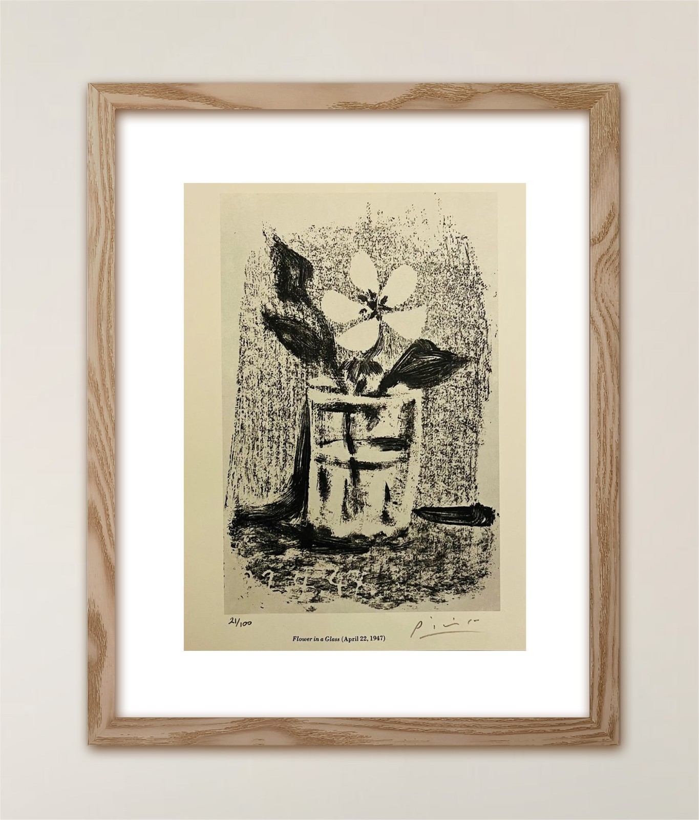 Pablo Picasso - Original Signed Print with COA and $3,500 Appraisal