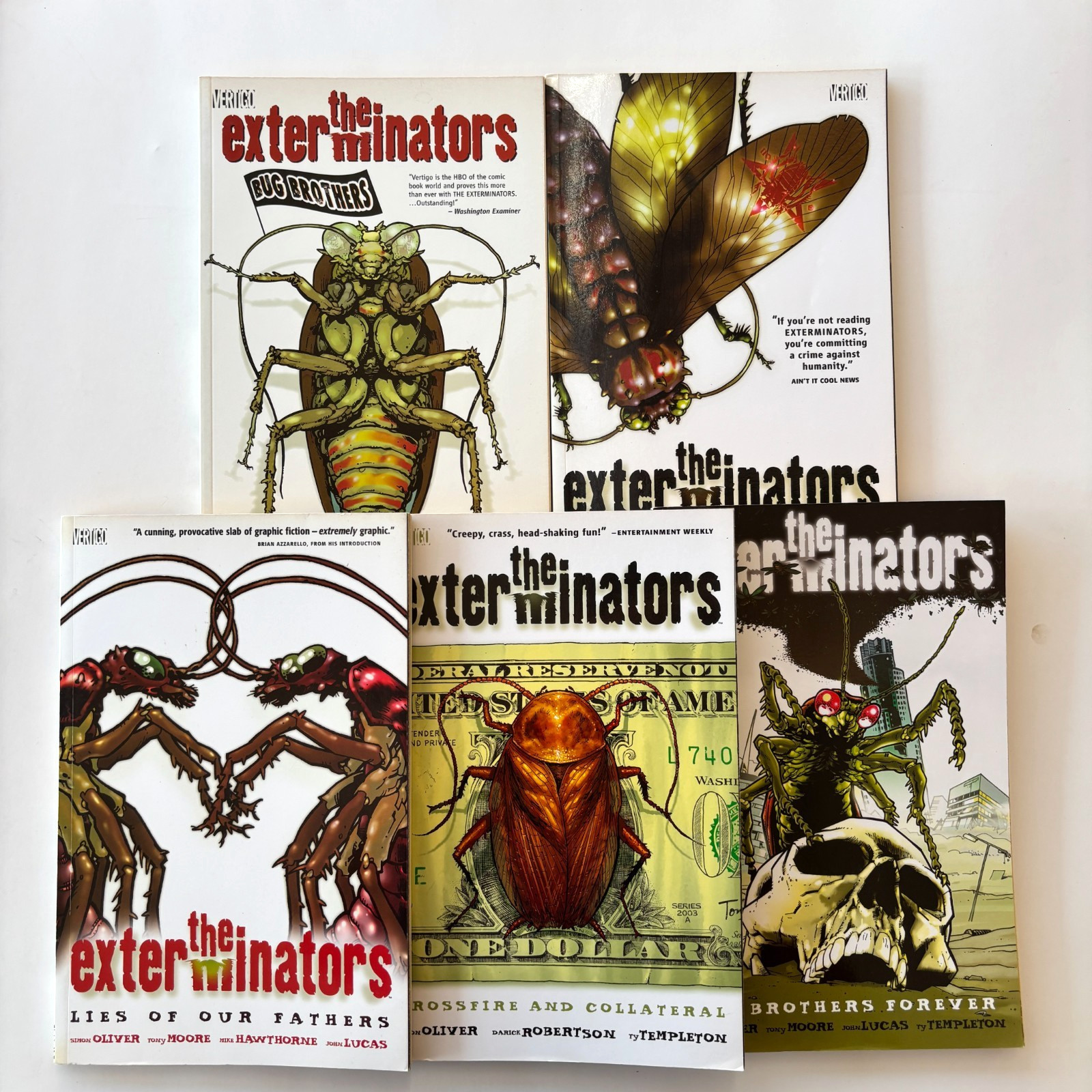 The Exterminators (DC Vertigo) Volumes 1-5 Complete TPB Set VG