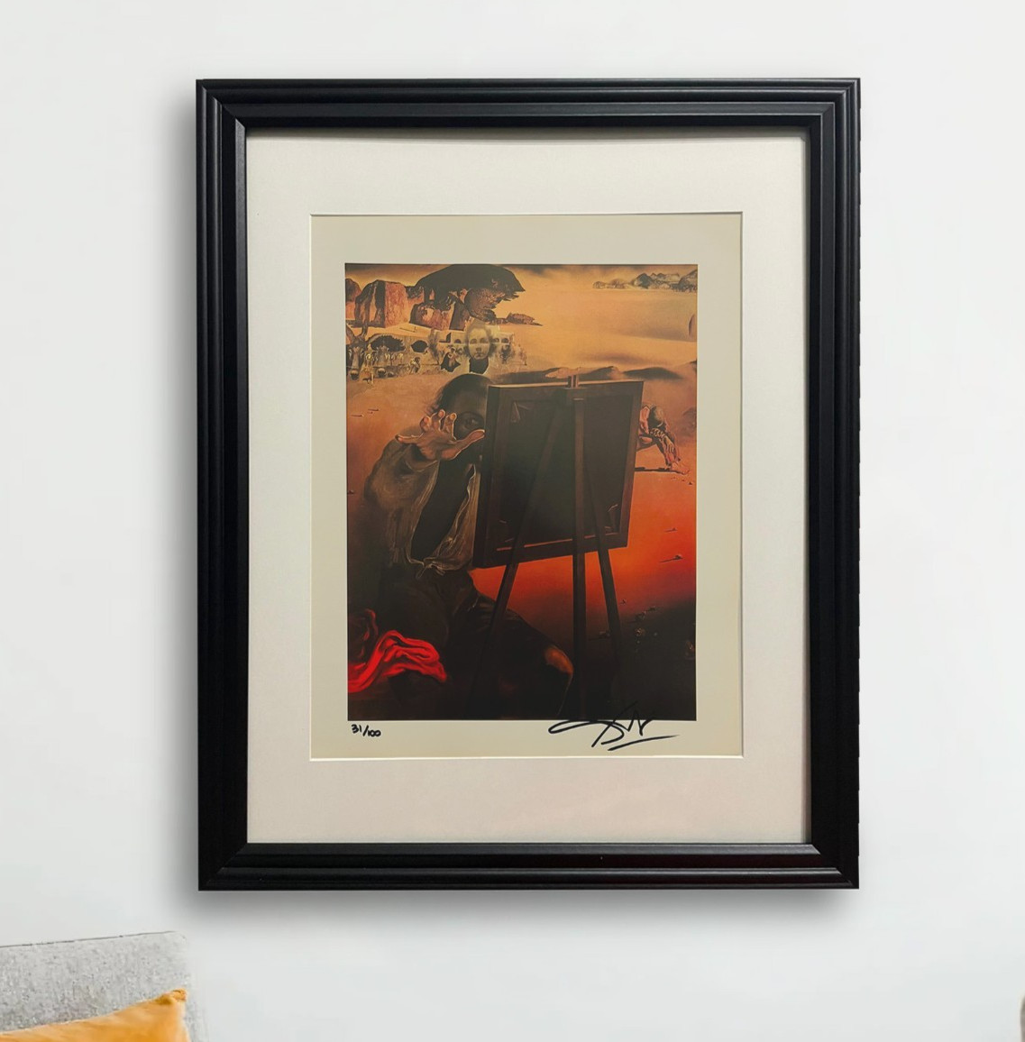 Salvador Dalí Original Hand-signed Lithograph with COA & Appraisal of $3,500 USD Salvador Dalí Original Hand-signed Lithograph with COA & Appraisal of $3,500 USD