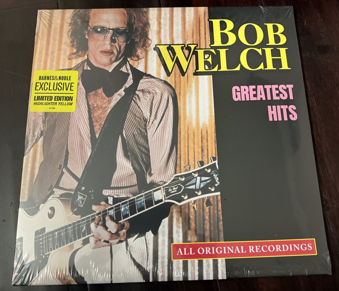 Bob Welch Greatest Hits Limited Edition, Highlighter Yellow Colored Vinyl Sealed Bob Welch Greatest Hits Limited Edition, Highlighter Yellow Colored Vinyl Sealed