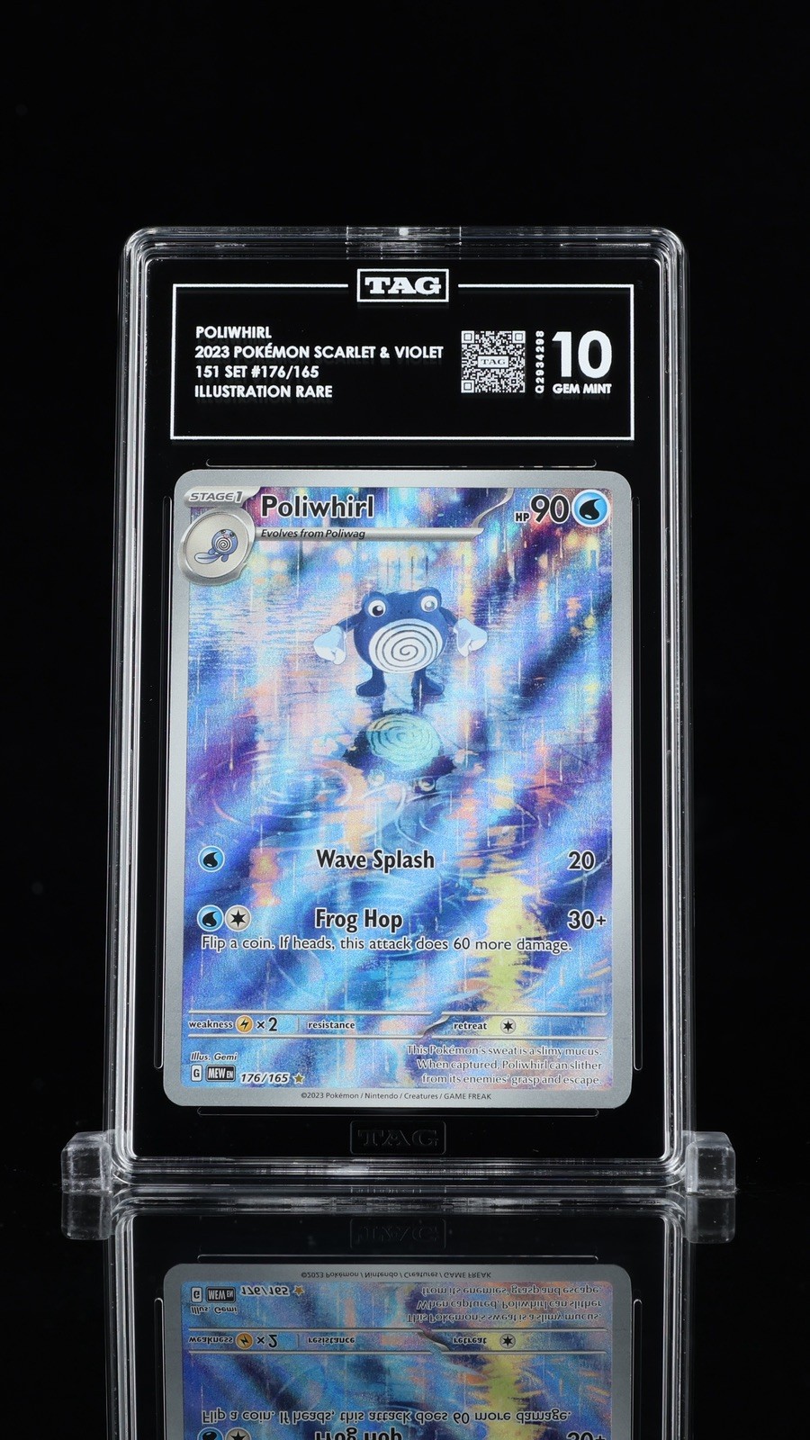 HIGH RANK #12π Poliwhirl 176/165 Sv: Scarlet &Violet 151 TAG 10 Gem Mint HIGH RANK #12π Poliwhirl 176/165 Sv: Scarlet &Violet 151 TAG 10 Gem Mint