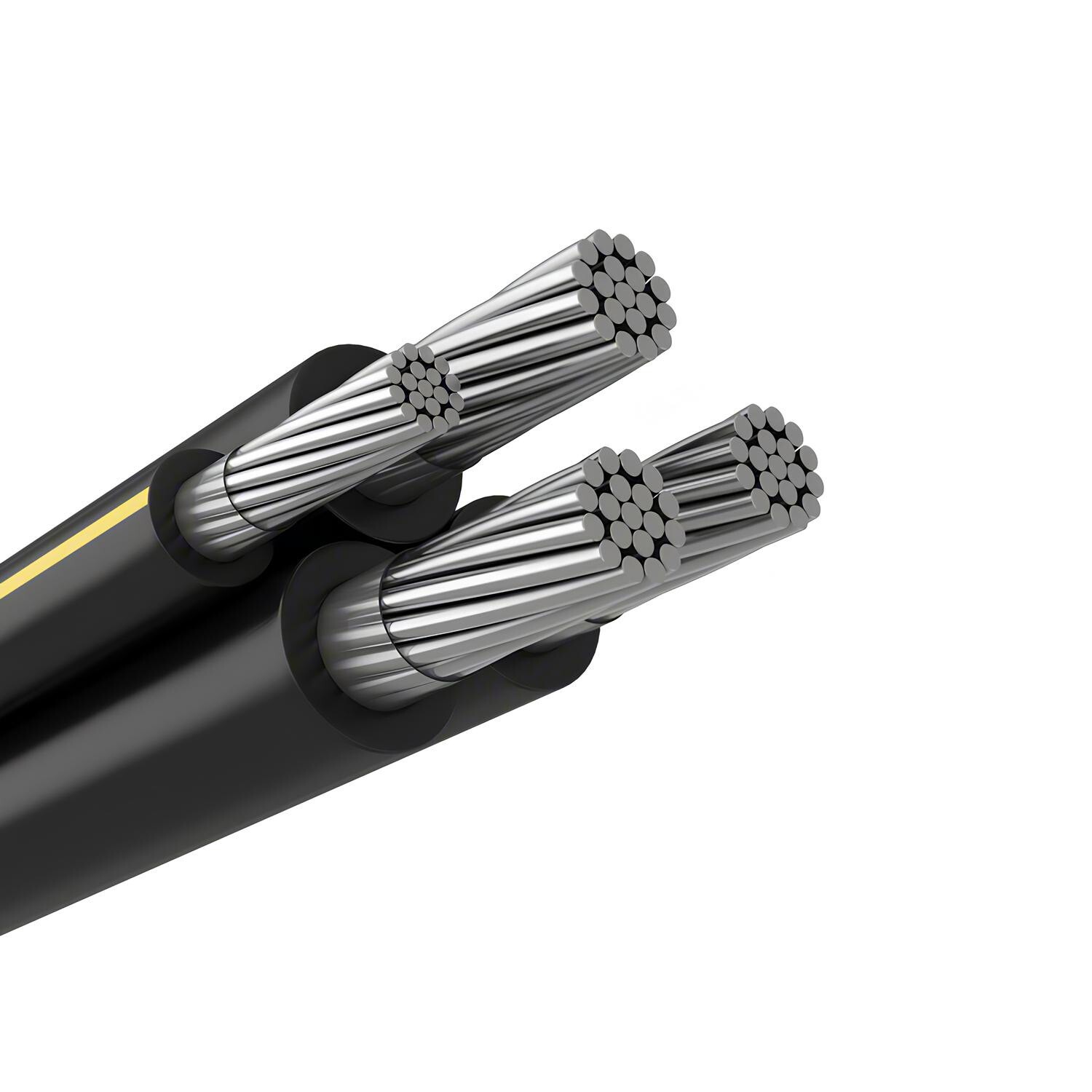150' Dyke 2-2-2-4 Aluminum URD Underground Direct Burial Cable (115 Amp) 600V