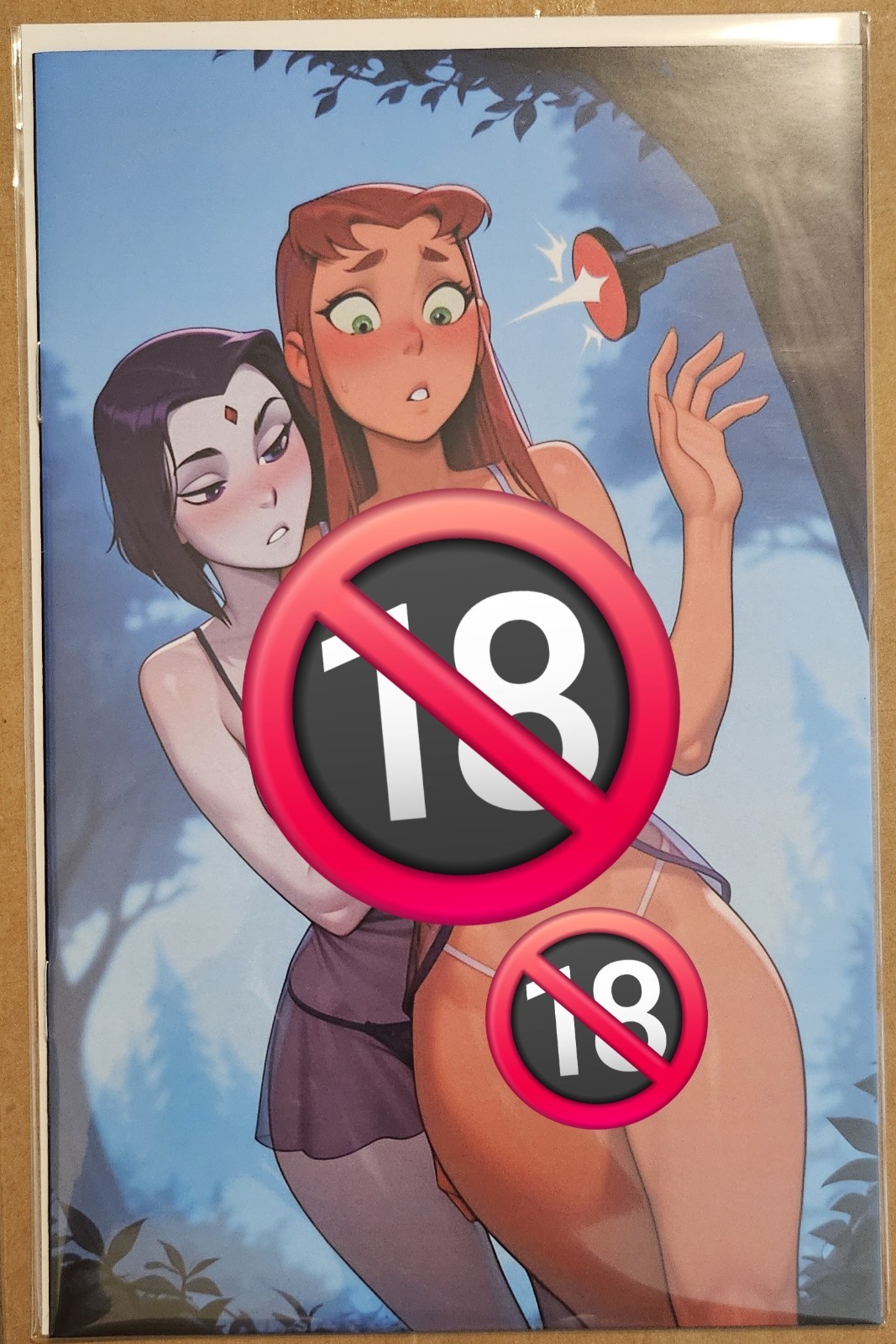 Keys Comics #1 Pin-Up Gallery Comic Book Topless Starfire Keys Comics #1 Pin-Up Gallery Comic Book Topless Starfire