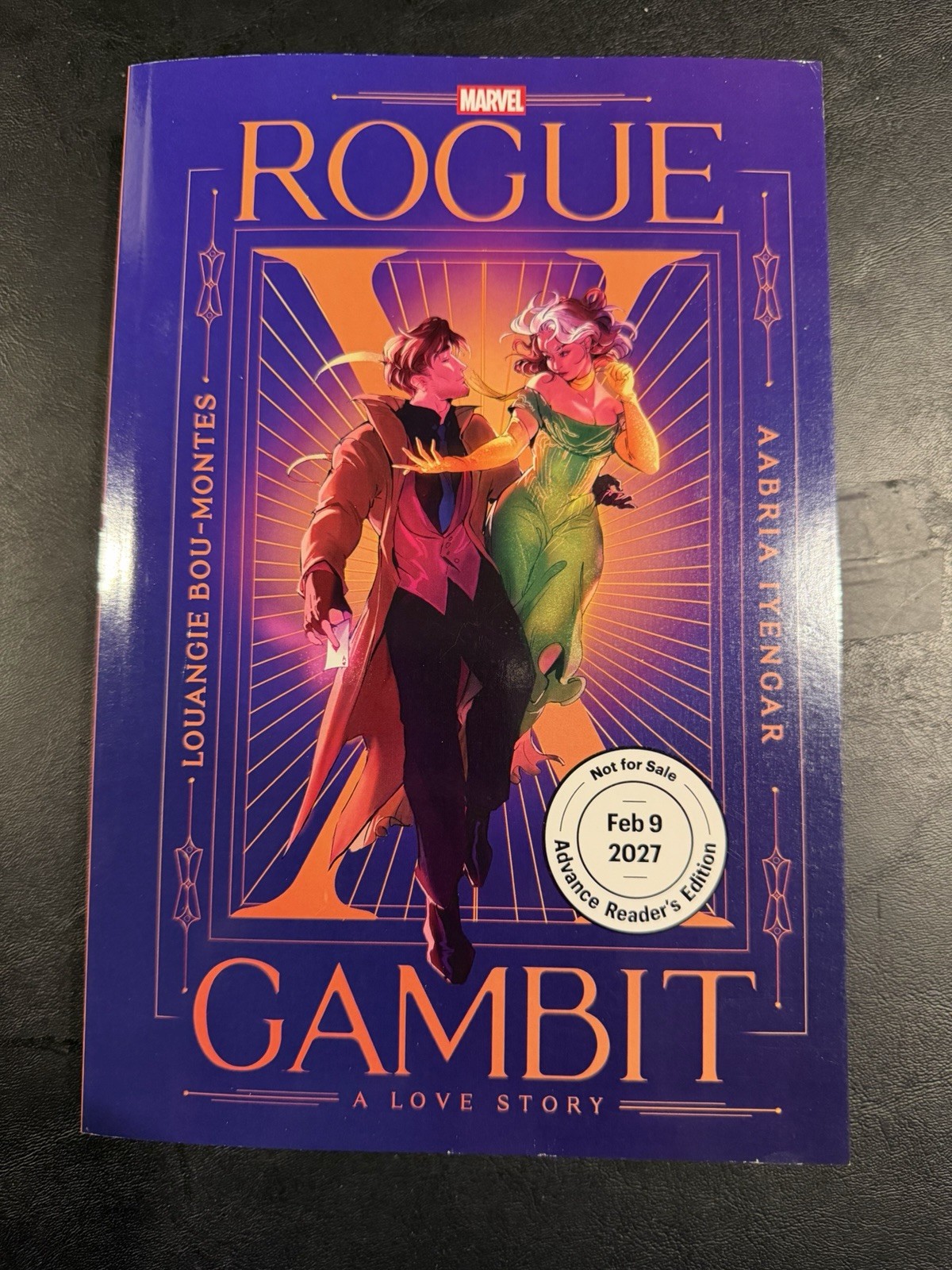 Marvel Rogue X Gambit A Love Story Advance Reader’s Copy ARC NYCC 2026 Marvel Rogue X Gambit A Love Story Advance Reader’s Copy ARC NYCC 2026