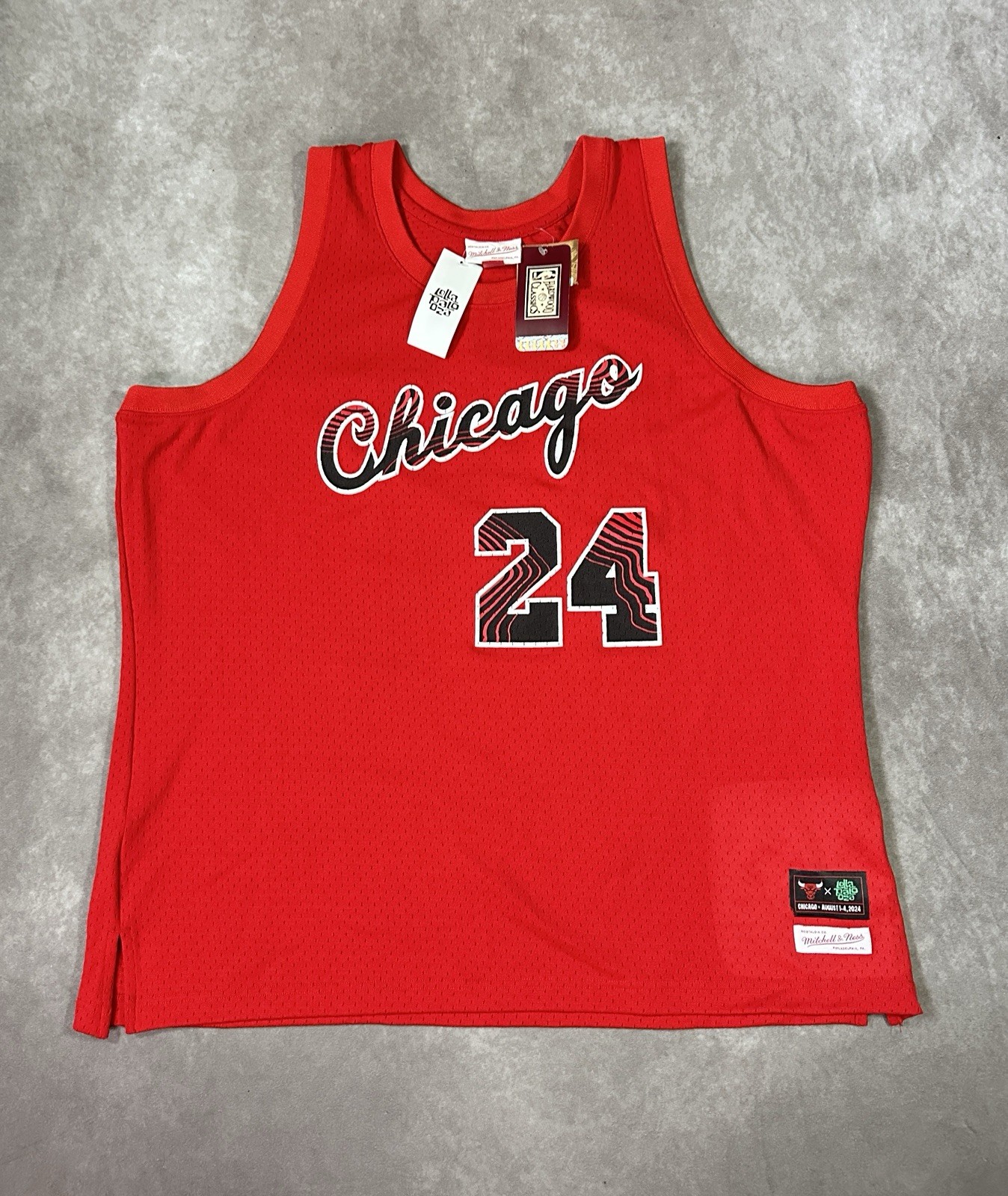 Lollapalooza Music Festival Chicago Bulls Jersey Mens Size XXL New Rare Lollapalooza Music Festival Chicago Bulls Jersey Mens Size XXL New Rare
