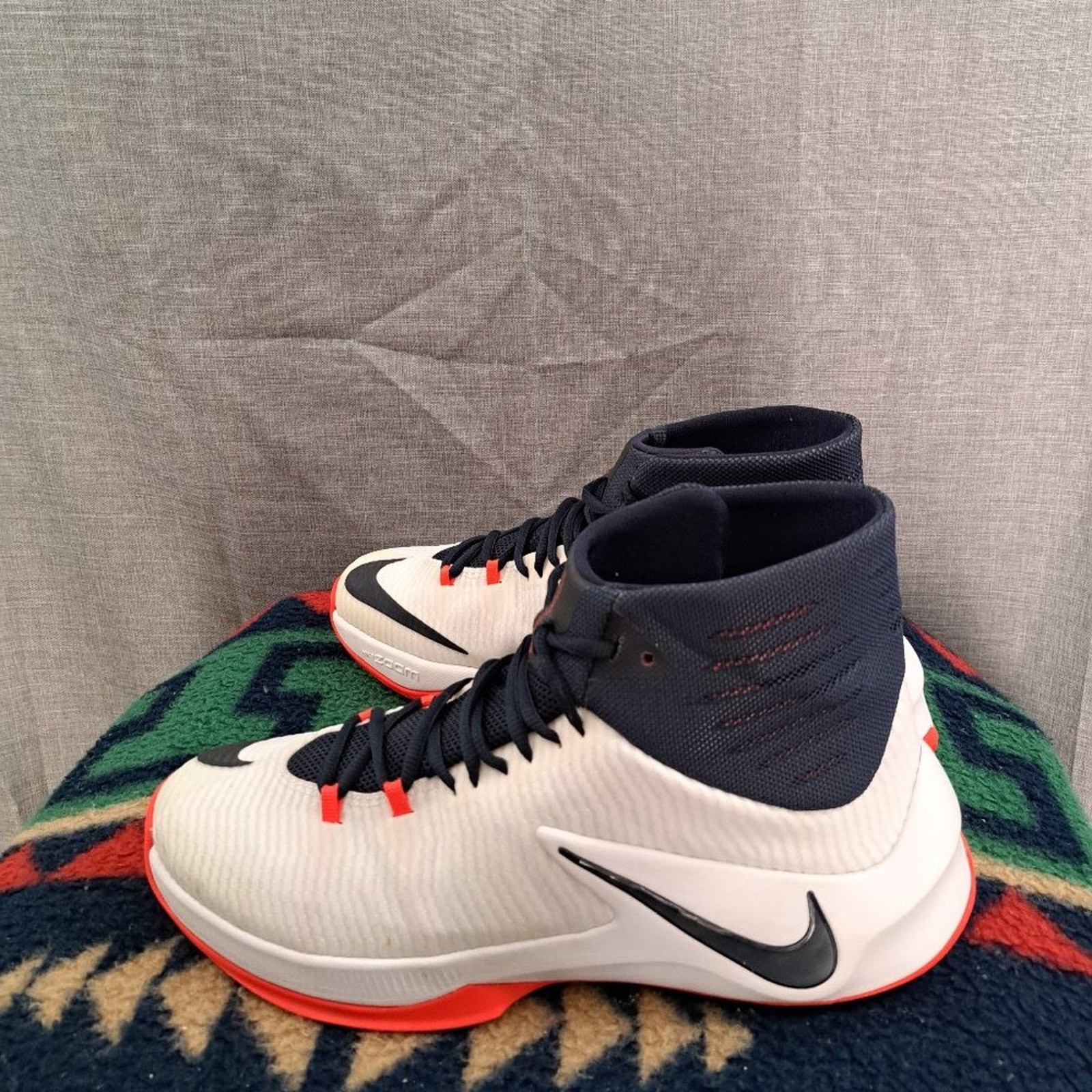 %Nike Zoom Clear Out White 2016 Men Size 11.5 / A 24 %Nike Zoom Clear Out White 2016 Men Size 11.5 / A 24
