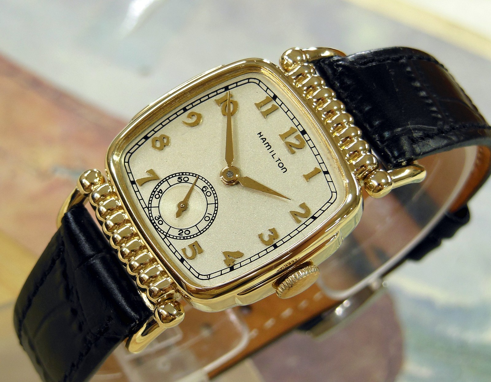1940 Vintage HAMILTON RUSSELL, Stunning SILVER Dial, Serviced & Warranty