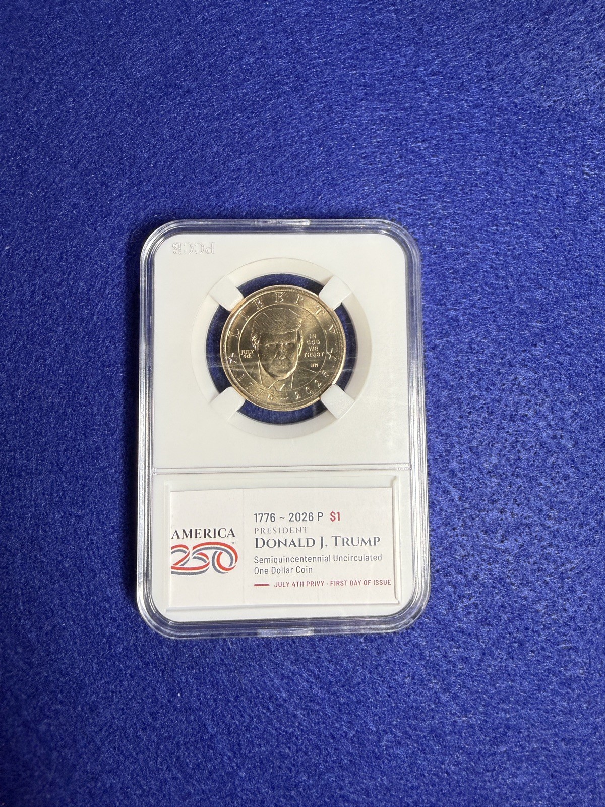2026 President Trump Dollar $1 Coin WITH July 4th Privy Mark NEW Uncirculated 2026 President Trump Dollar $1 Coin WITH July 4th Privy Mark NEW Uncirculated