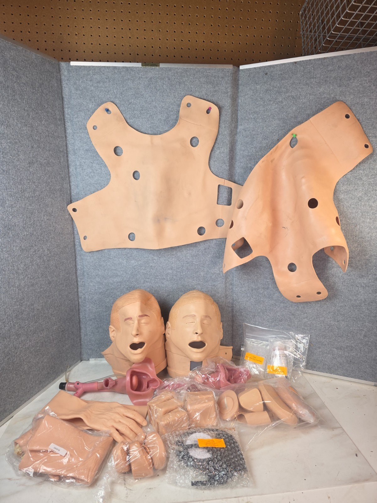 Laerdal Medical Skin Parts Large Lot 