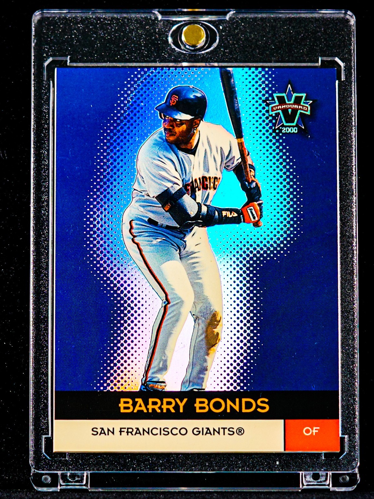 Barry Bonds RARE BLUE DOTS FOIL CARD San Francisco Giants MVP