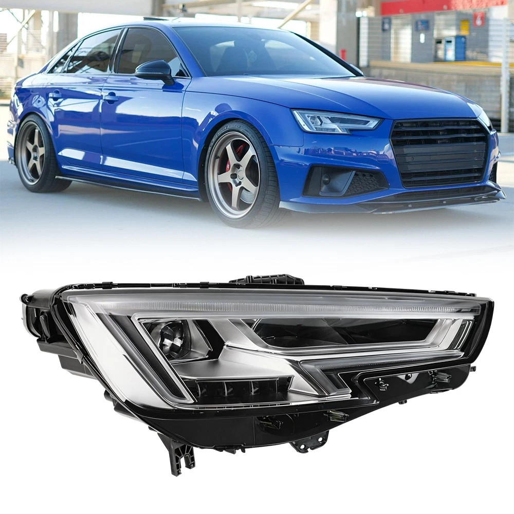 Headlight For 2017 2018 2019 Audi A4 S4 Passenger Right RH Side FULL LED New