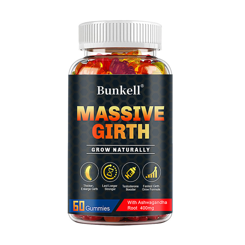 Grow Massive Girth Gummies,Lasting Size Gains,Increase Performance,60pcs
