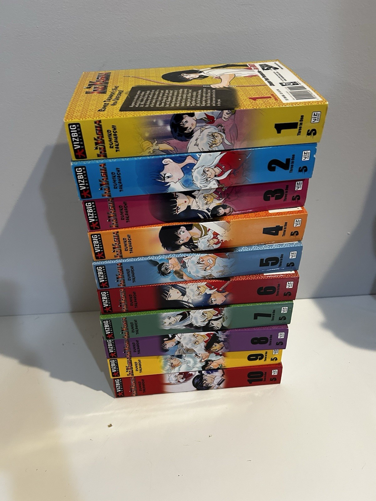 Inuyasha Volume Vizbig vol. 1-10 Rumiko Takahashi Used