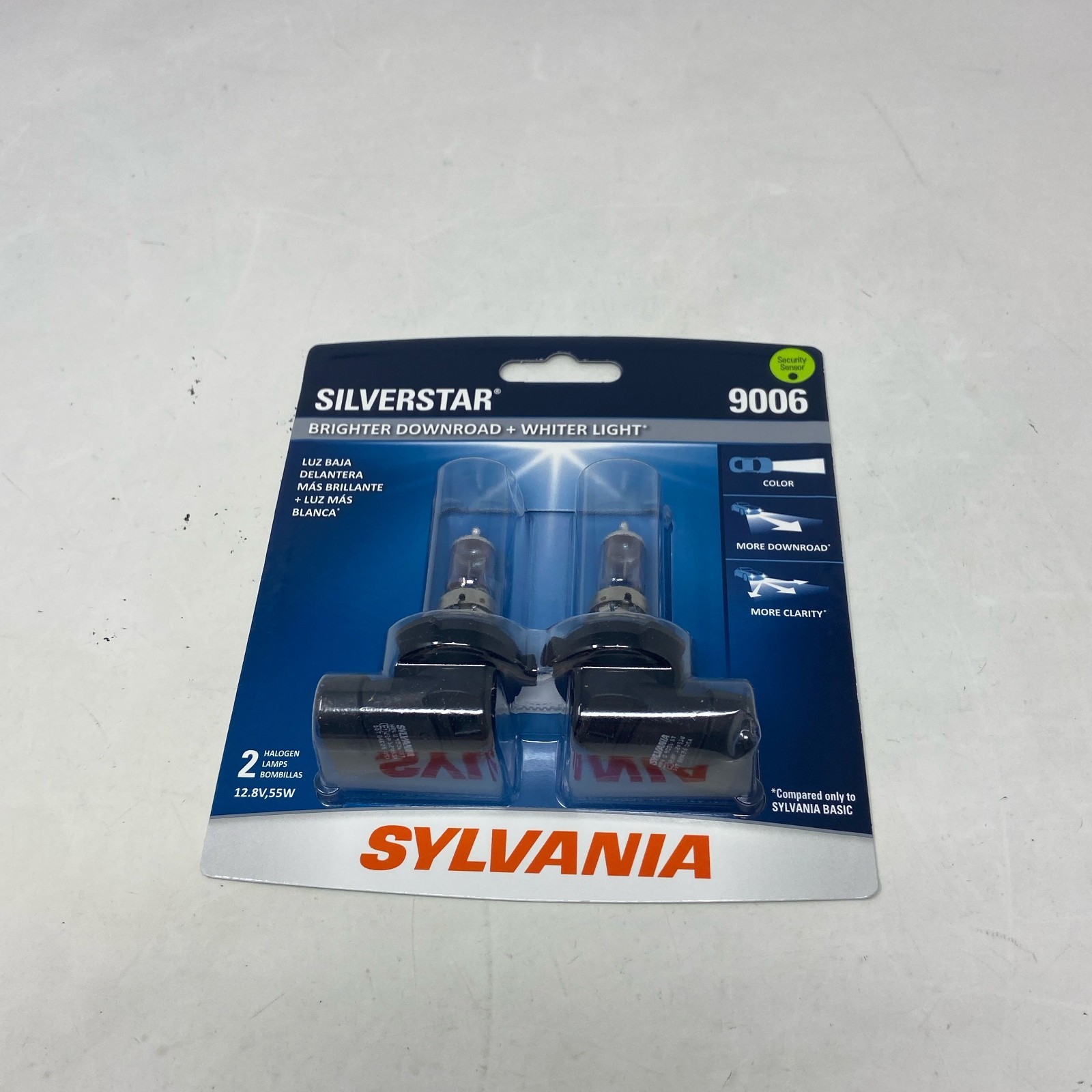SYLVANIA SilverStar 9006 Halogen Headlight Bulb Single, White SYLVANIA SilverStar 9006 Halogen Headlight Bulb Single, White