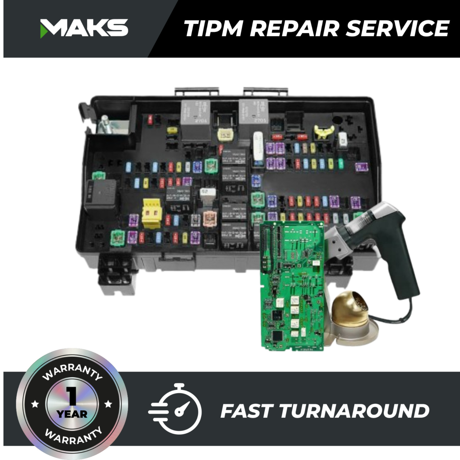 2018 - 2020 Dodge Durango TIPM Fuse & Relay Box Repair Service 68320923- 1YR WTY