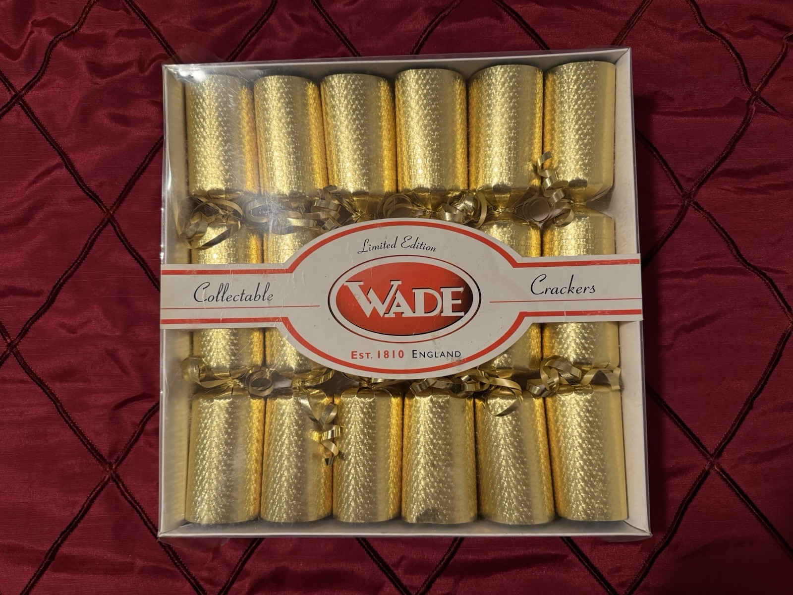 Wade Limited Edition Collectible Crackers, c2001, Nursery Rhyme Whimsies - New Wade Limited Edition Collectible Crackers, c2001, Nursery Rhyme Whimsies - New