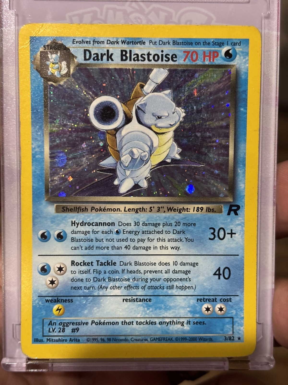 Pokémon TCG Dark Blastoise Holo Rare 1st Edition Vintage Pokémon TCG Dark Blastoise Holo Rare 1st Edition Vintage