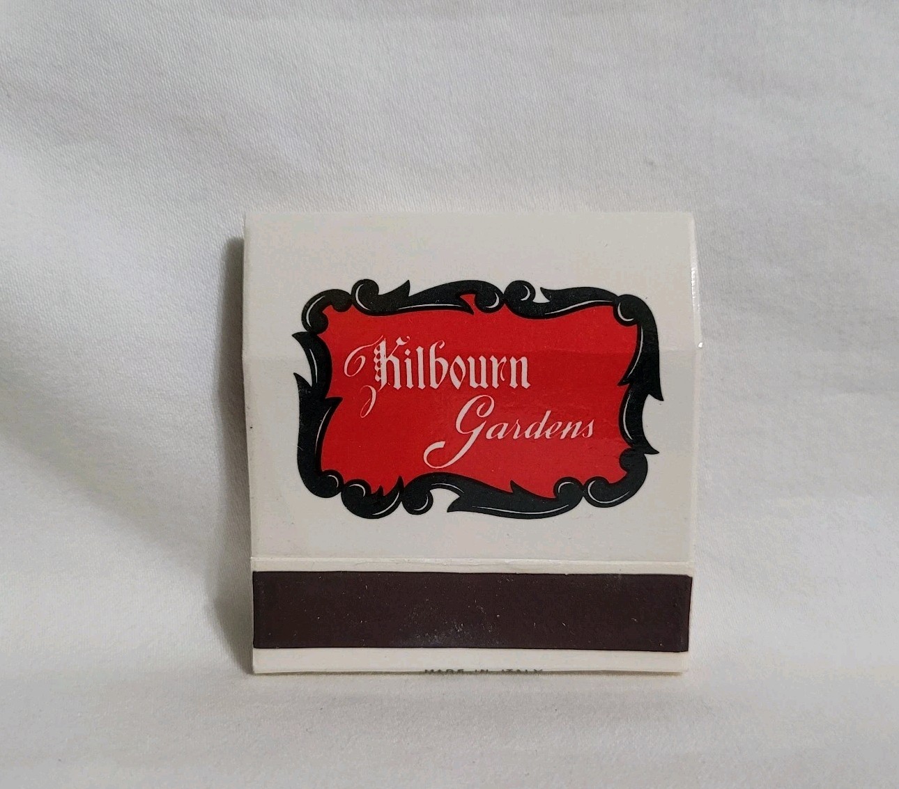 Vintage Kilbourn Gardens Restaurant Matchbook Sturtevant WI Advertising Full