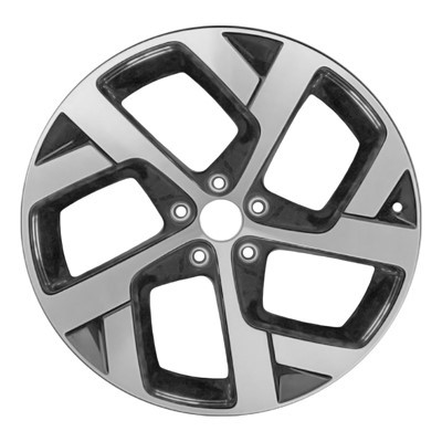 OE Wheel 21\'\' 5x120 Aluminum Front Black Gloss Machined Fits 2022 Lucid Air