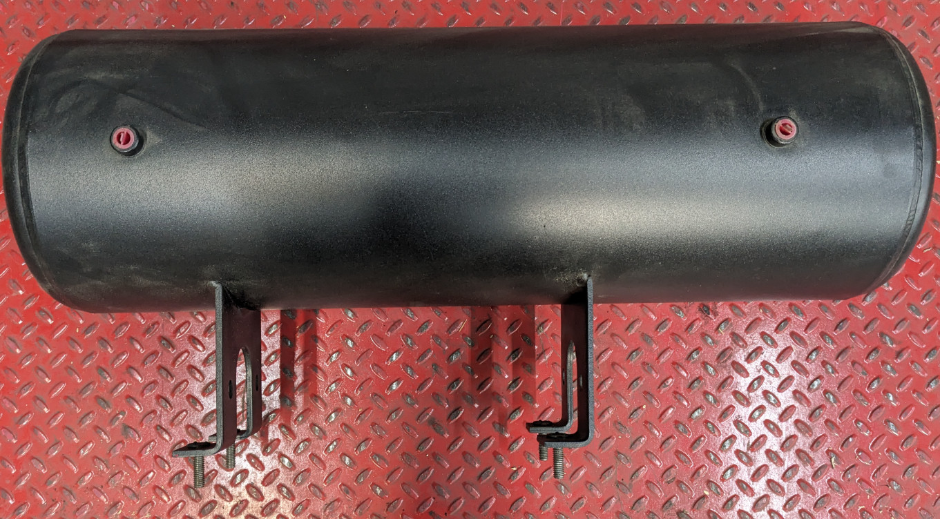 Air Brake Tank Reservoir 10” x 32.5” Steel Open Secondary 150 PSI Blue Bird