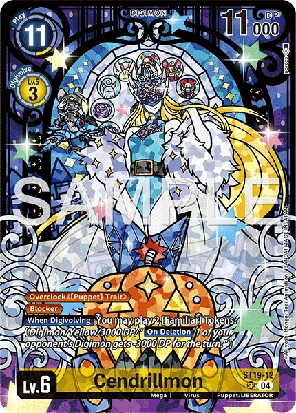 Cendrillmon Alternate Art Foil - ST19-12 NM - Digimon TCG