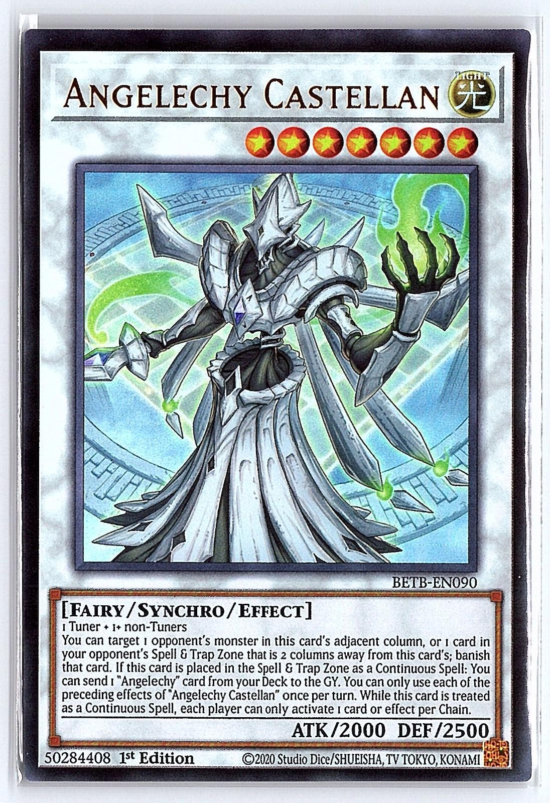 ANGELECHY CASTELLAN BETB-EN090 UR BEYOND THE BRAVE YU-GI-OH 1ST EDITION NM/M ANGELECHY CASTELLAN BETB-EN090 UR BEYOND THE BRAVE YU-GI-OH 1ST EDITION NM/M