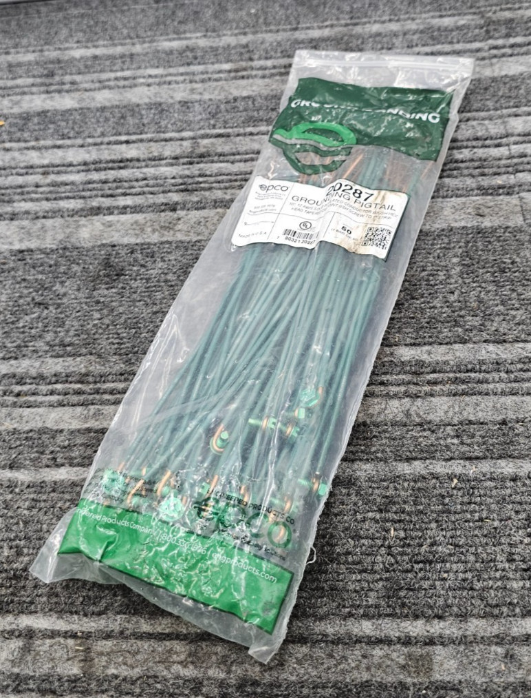(QTY 50) EPCO 20287 Grounding Pigtail 10