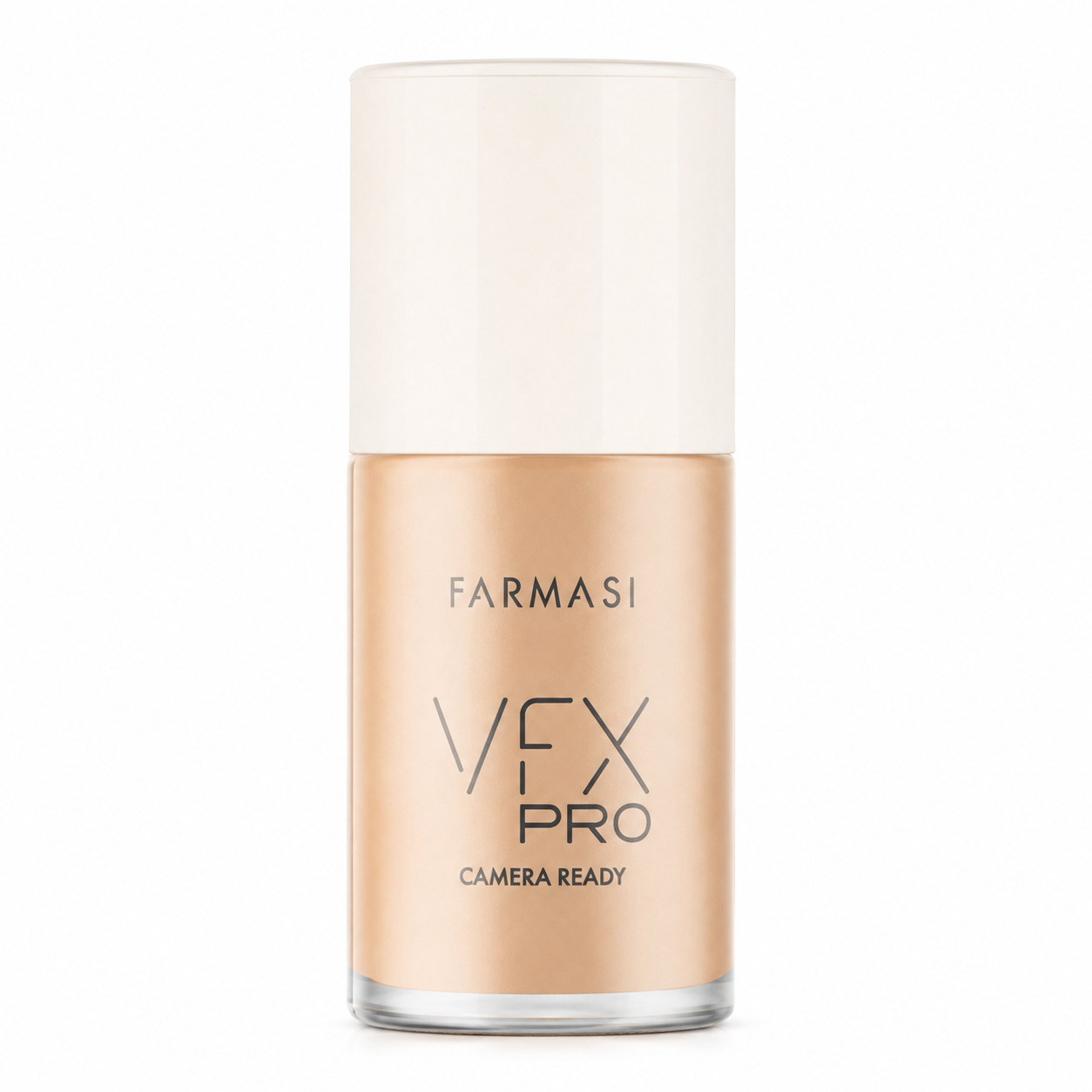 FARMASi Vfx Pro Foundation, Full Coverage Liquid Cream, Natural Beige, 1 oz.