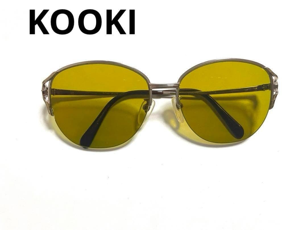KOOKI FINAMADRE 1052 TS Titanium Eyeglass Frame 56□15 135 Vintage Japan 00240523