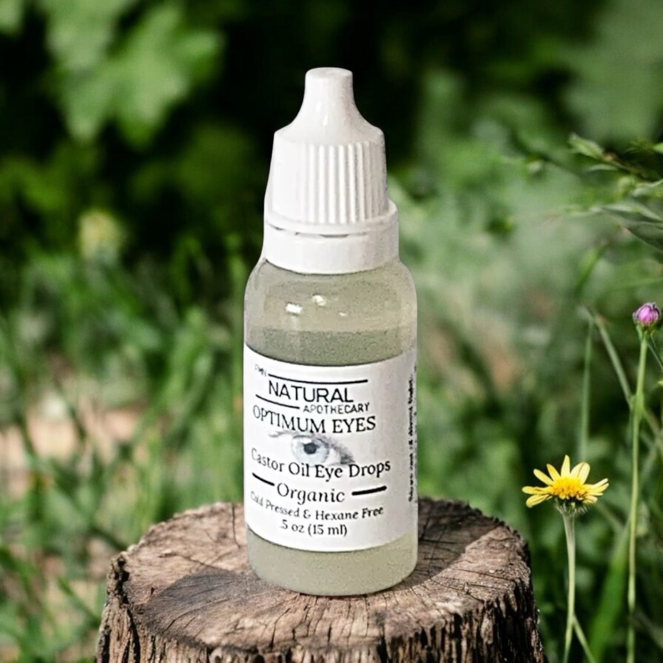 ORGANIC CASTOR OIL Eye Drops 100% PURE & NATURAL Chemical Free MIRACLE EYE DROPS