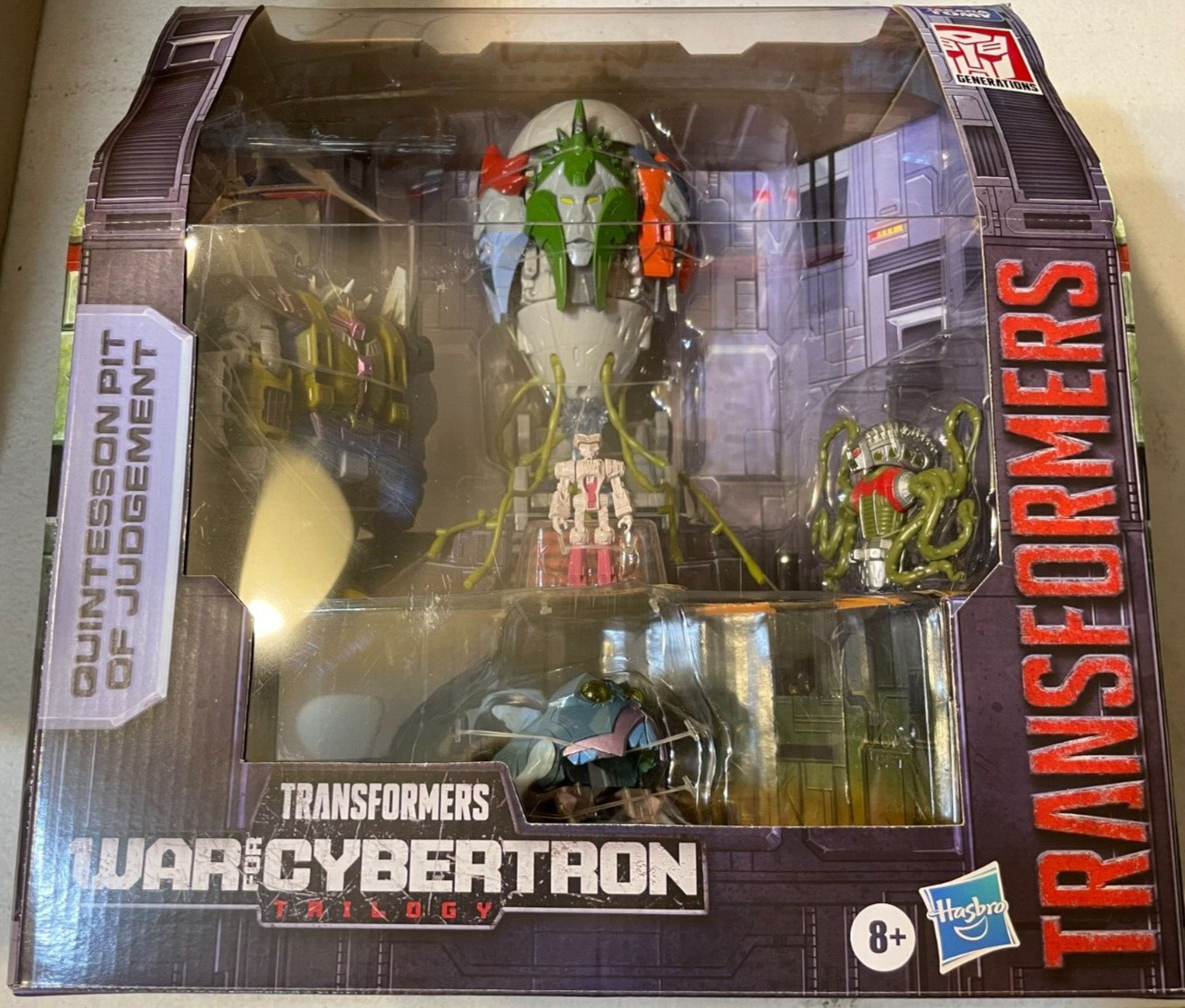 Hasbro Transformers Quintesson Pit Of Judgement SDCC exclusive Action Figure Hasbro Transformers Quintesson Pit Of Judgement SDCC exclusive Action Figure