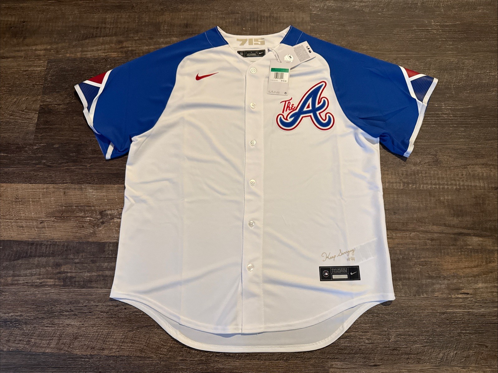 Nike Men’s Atlanta Braves City Connect Baseball White Jersey Extra Large XL MLB Nike Men’s Atlanta Braves City Connect Baseball White Jersey Extra Large XL MLB