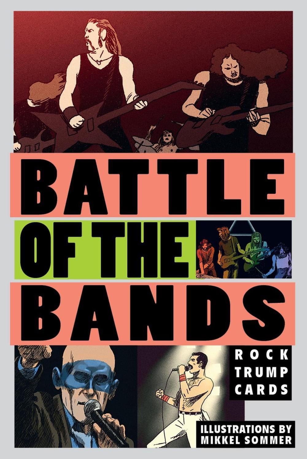 Battle of the Bands: Rock Trump Cards by Stephen Ellcock (English) Cards Book