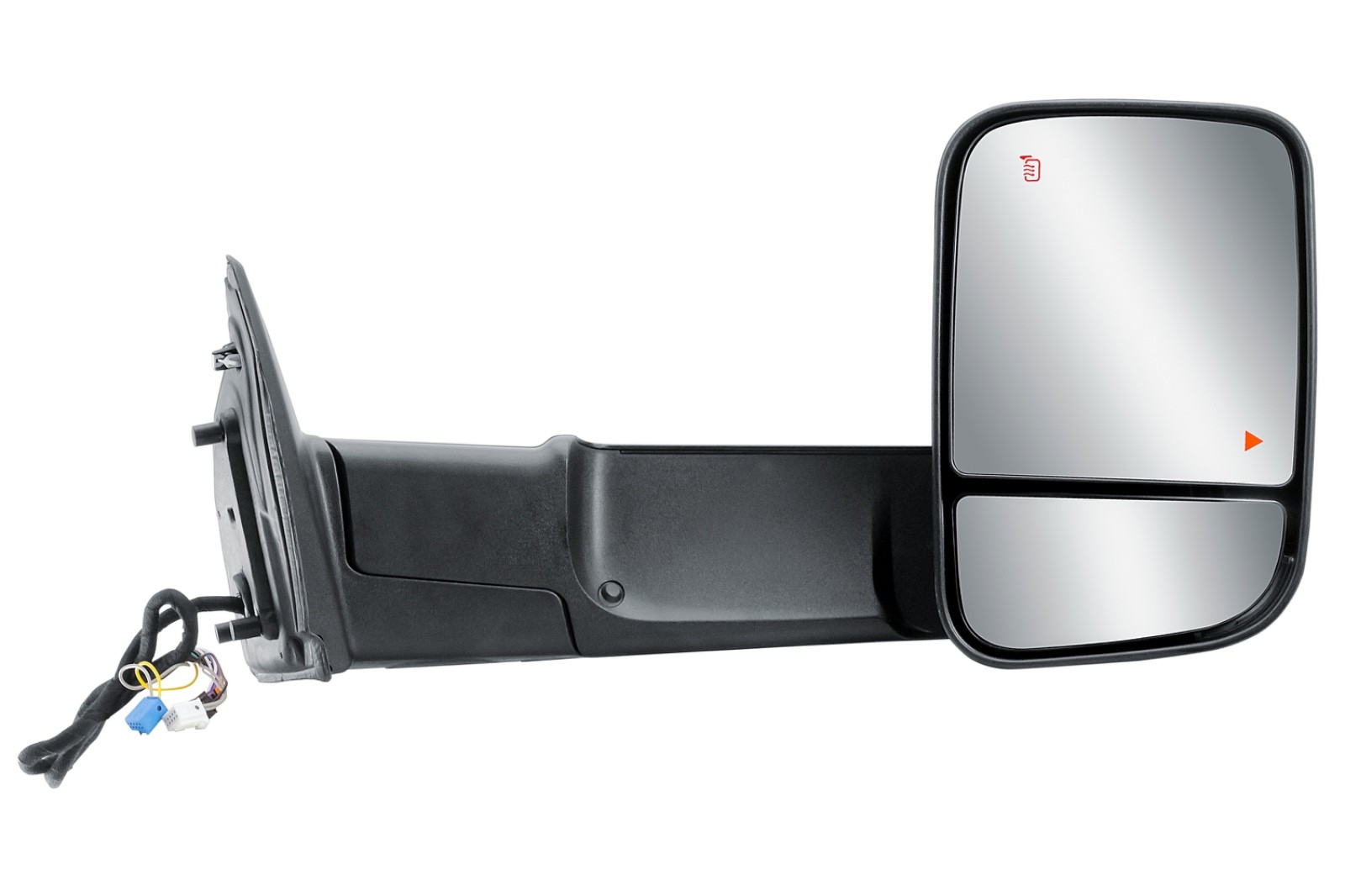 Passenger Right Side Towing Mirror Power BLIS And Black For 19-25 RAM 2500 3500
