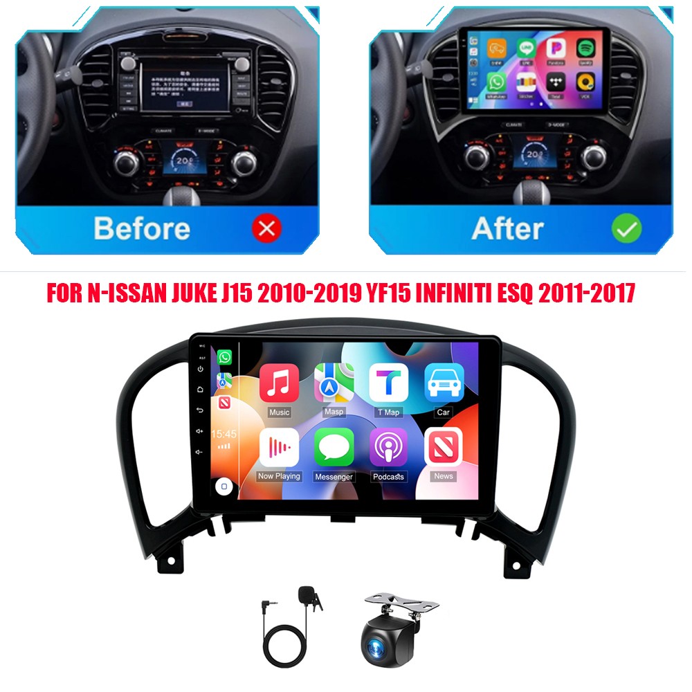 For Nissan Juke J15 2010-2019 Car Stereo 9
