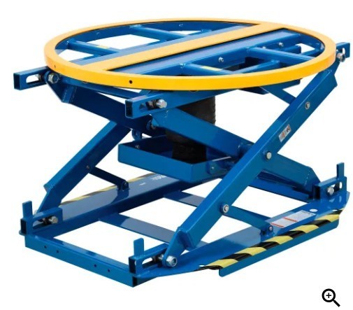 Global Industrial Self-Leveling Airbag Operated Pallet Carousel Skid Positioner