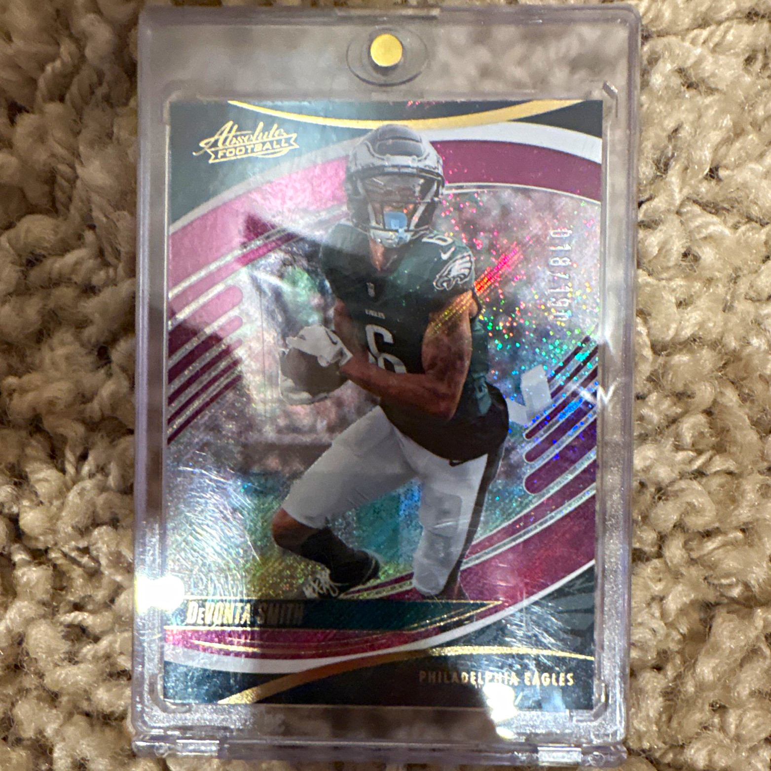 Panini 2025 Absolute Football DeVonta Smith Eagles #58 Serial #086/180