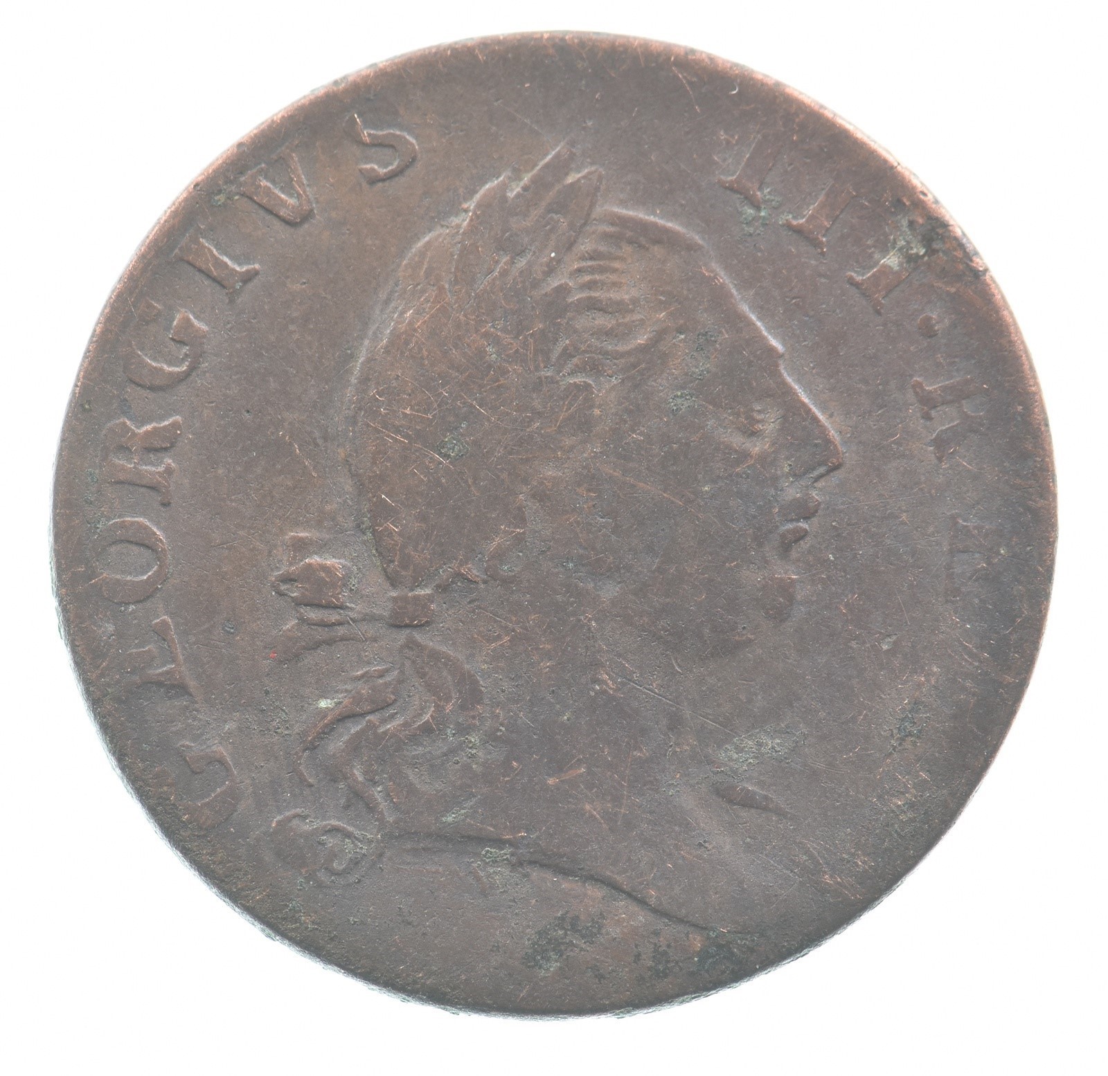 1773 Virginia Half Penny Colonial Copper *4469 1773 Virginia Half Penny Colonial Copper *4469