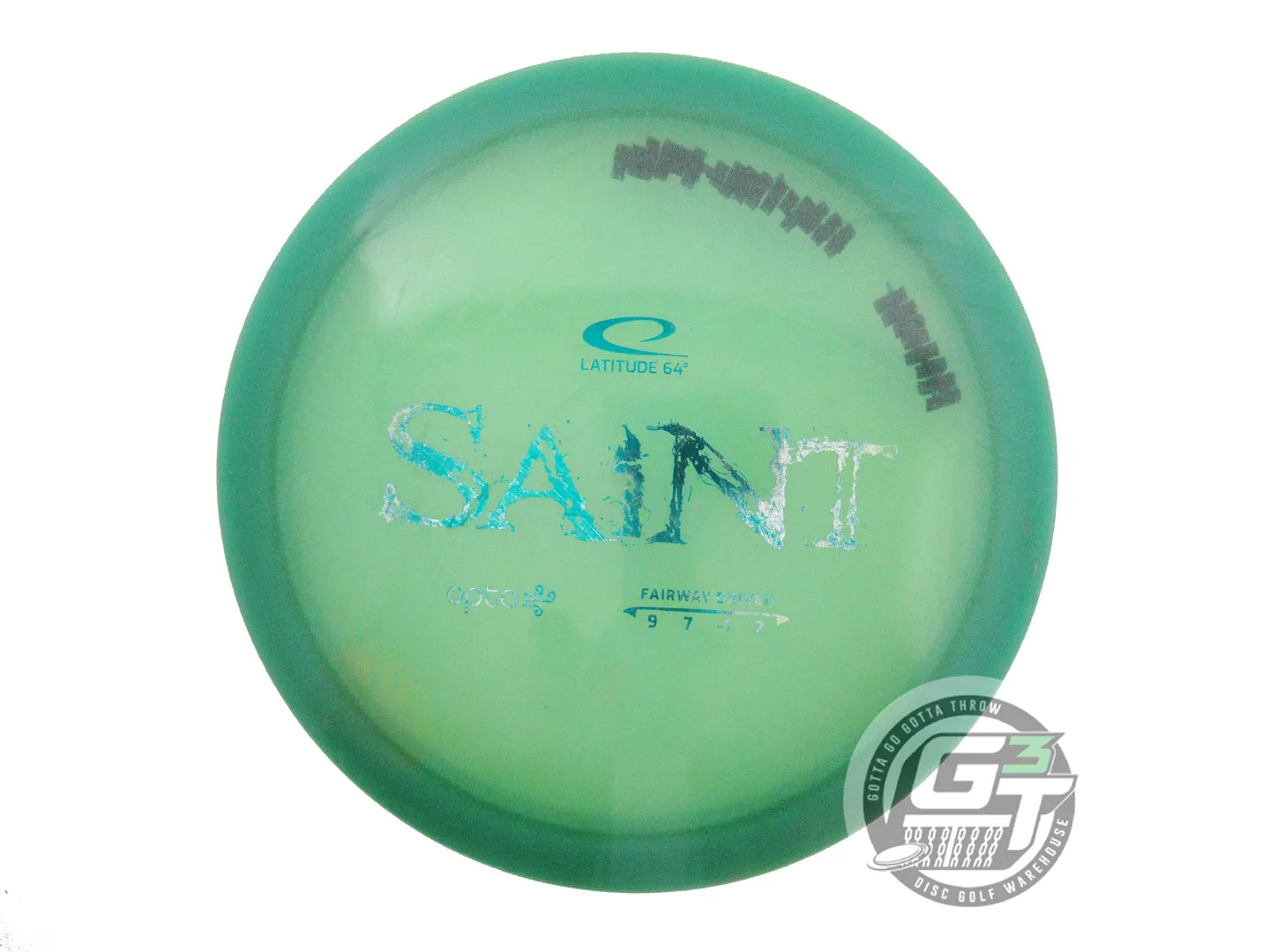 USED Latitude 64 Opto AIR Saint 157g Green Teal Foil Fairway Driver Golf Disc