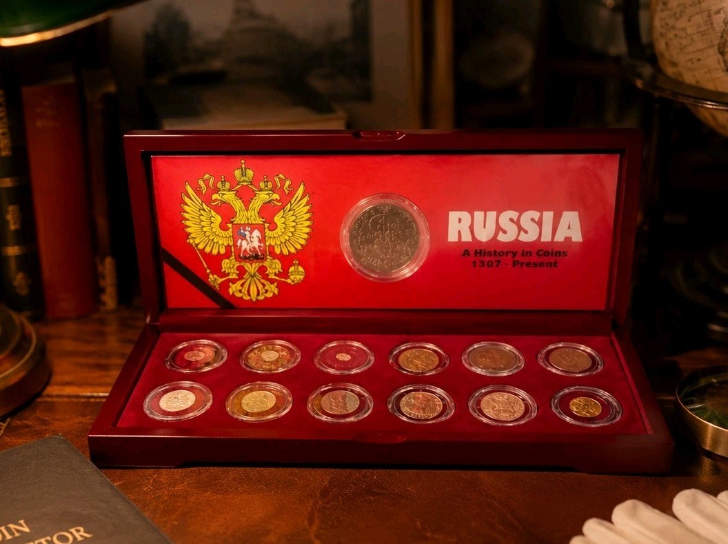 History of Russia: Ivan the Terrible – Vladimir Putin. (Thirteen-Coin Boxed Set)