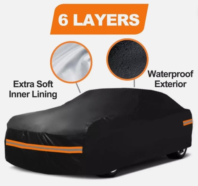 6 Layer 100% Waterproof Car Cover Custom for Pontiac LeMans 1961-1993