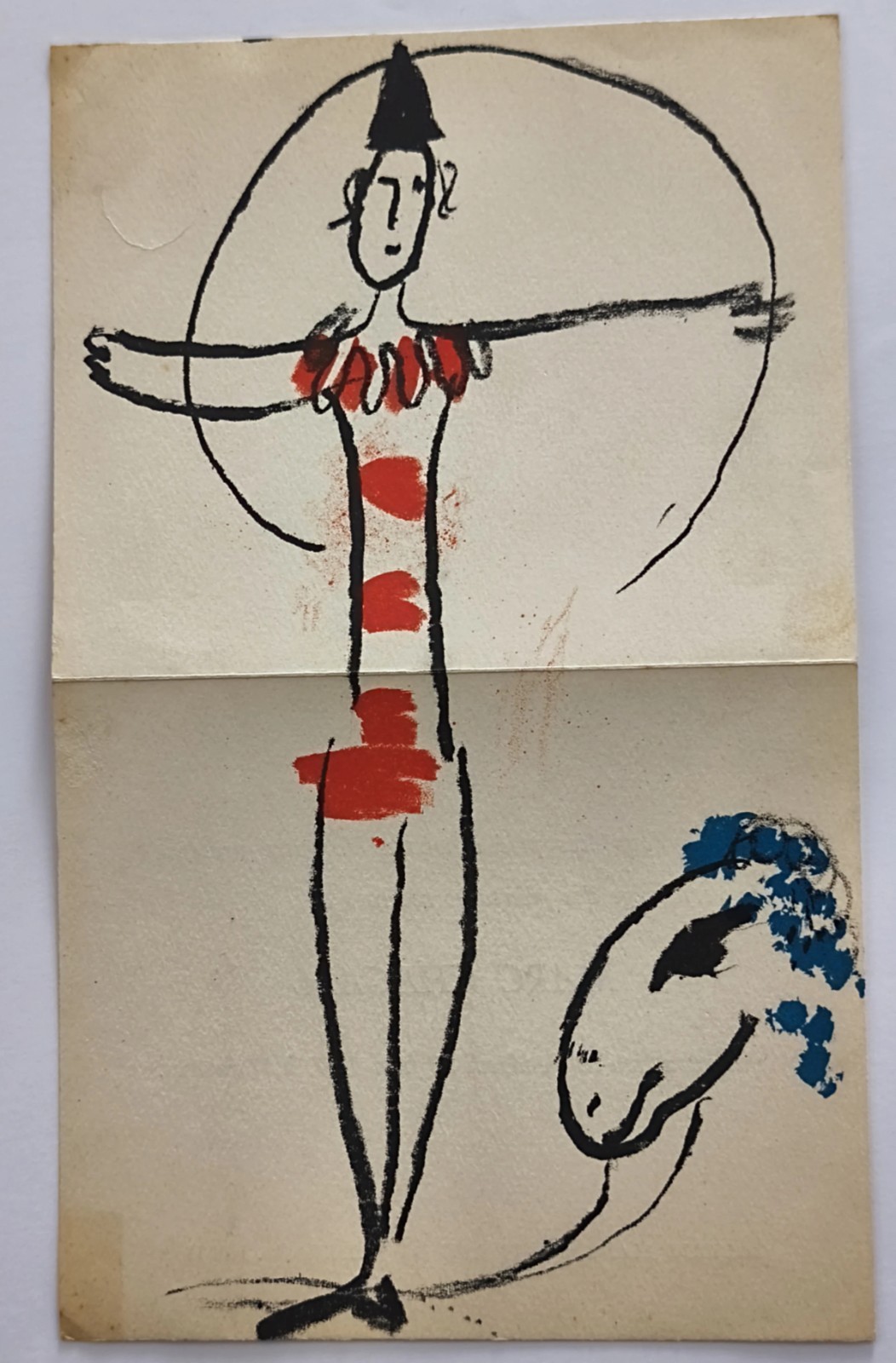Marc CHAGALL - Invitation Vernissage Galerie Maeght (1957) - Lithograph...
