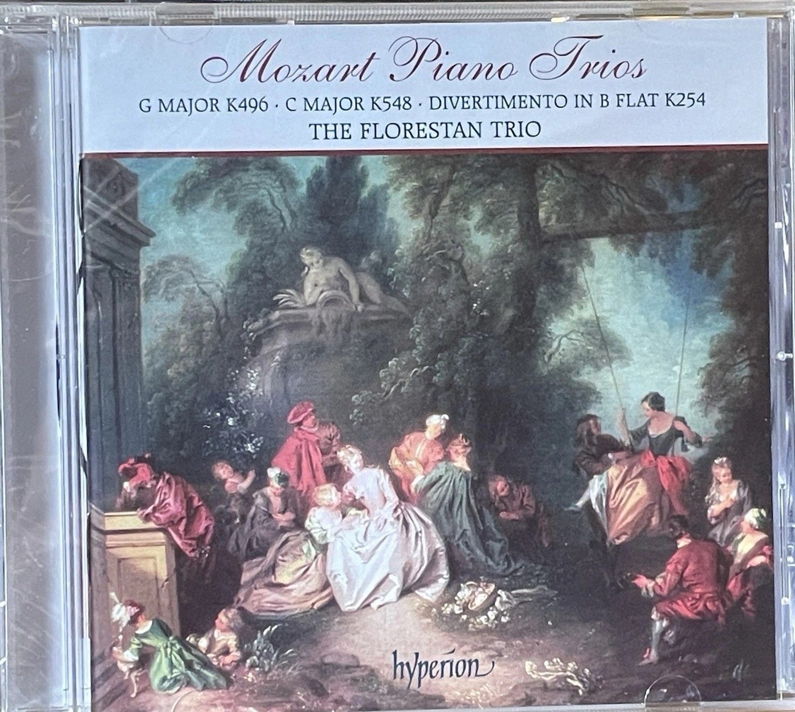 CD Mozart Piano Trios Vol 2 The Florestan Trio Hyperion K496 K548 K254 Classical CD Mozart Piano Trios Vol 2 The Florestan Trio Hyperion K496 K548 K254 Classical