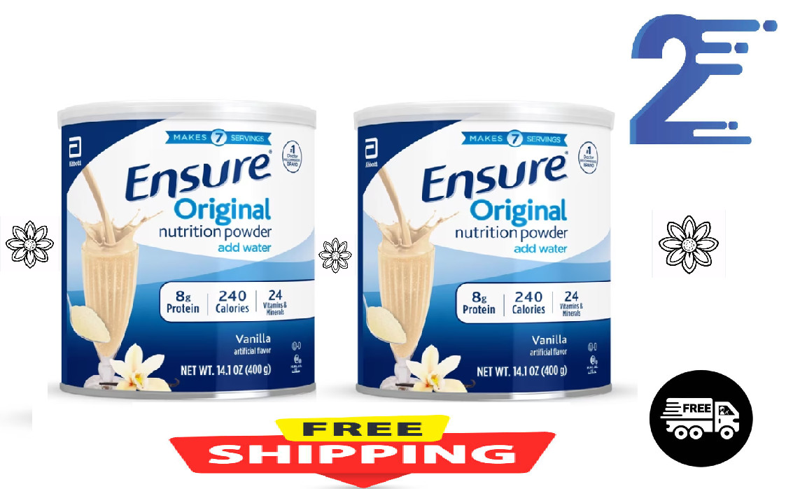 Ensure Original | Vanilla Nutrition Powder | 2 Can Ensure Original | Vanilla Nutrition Powder | 2 Can