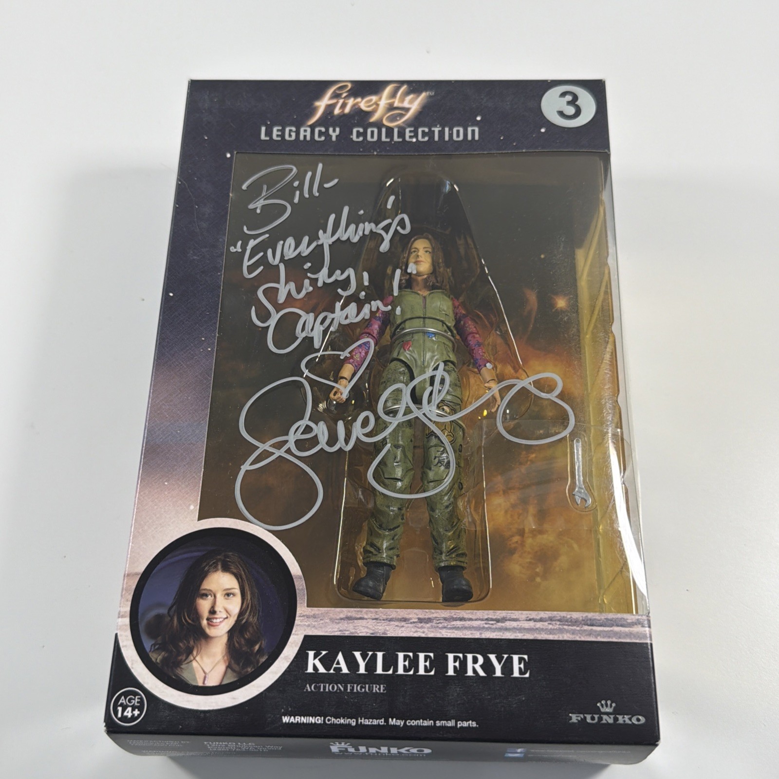 Funko FIREFLY Legacy Collection Kaylee Frye #3 2015 Signed Jewel Staite Auto New