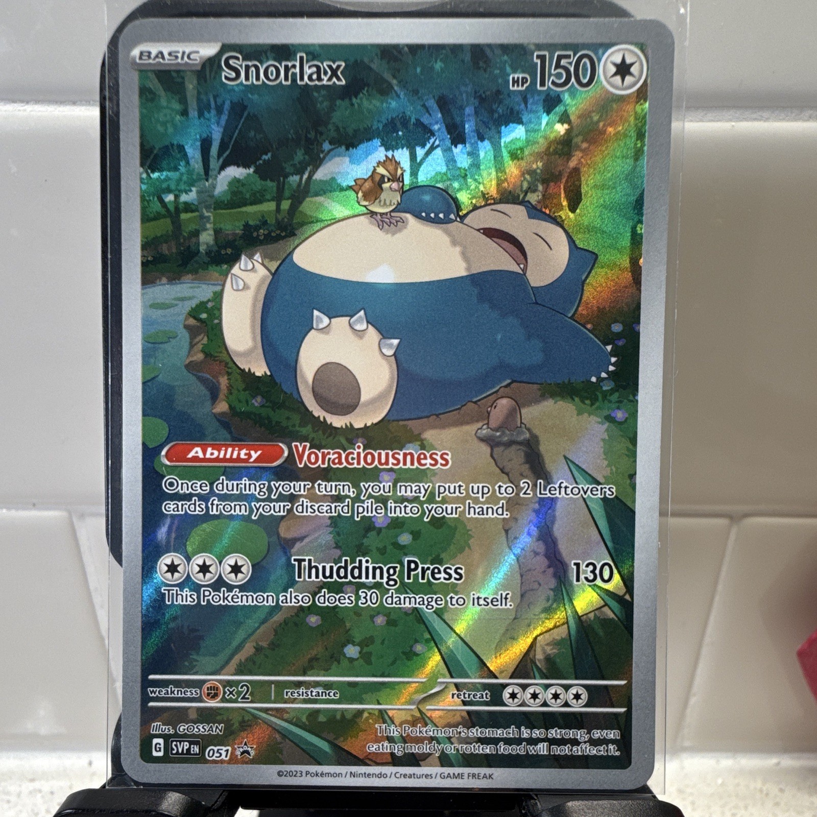 Snorlax 051 Sv: Scarlet & Violet Promo Cards Holo