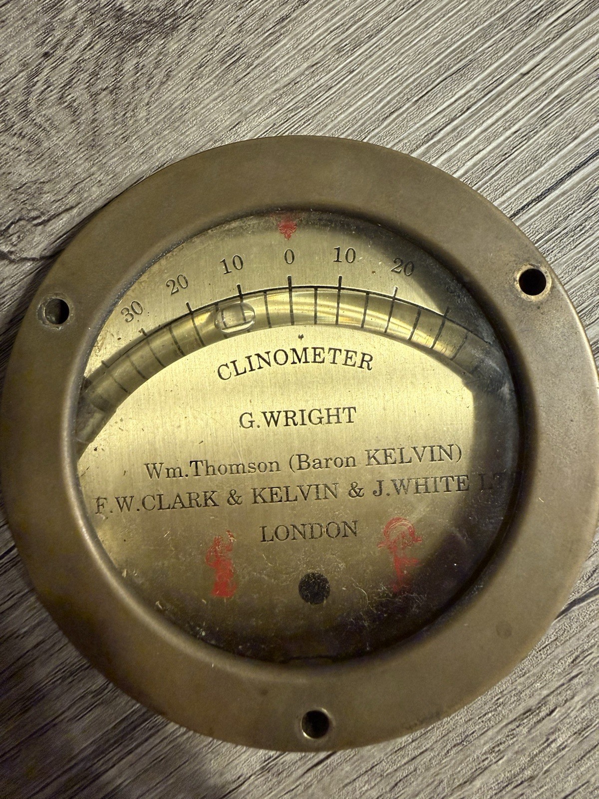 vintage Clinometer ships maritime London vintage Clinometer ships maritime London