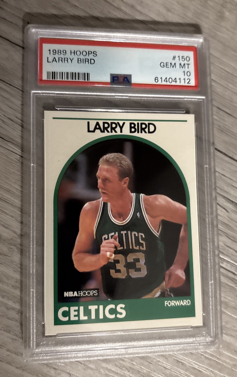 1989-90 NBA Hoops - Larry Bird #150 PSA 10 1989-90 NBA Hoops - Larry Bird #150 PSA 10