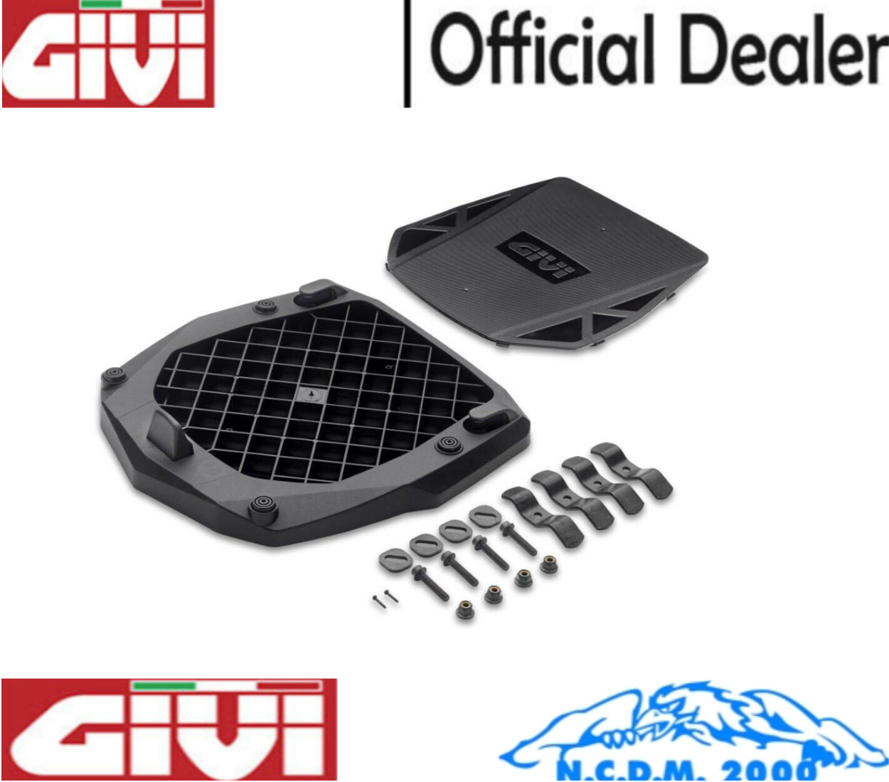 Givi Top Case Plate Universal E251 Monokey Complete with Fixing Kit